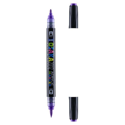 Picture of JUNIOR ACRYLIC MARKER DUAL 1.2MM PURPLE